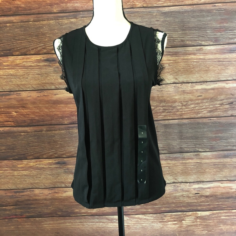 Banana Republic Solid Lace Blouse (S)